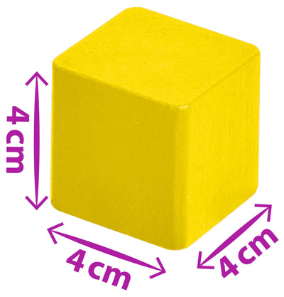 Eichhorn 50 extra große Baby Holzbausteine in der Aufbewahrungsbox mit Kordel, für Kinder ab einem Jahr