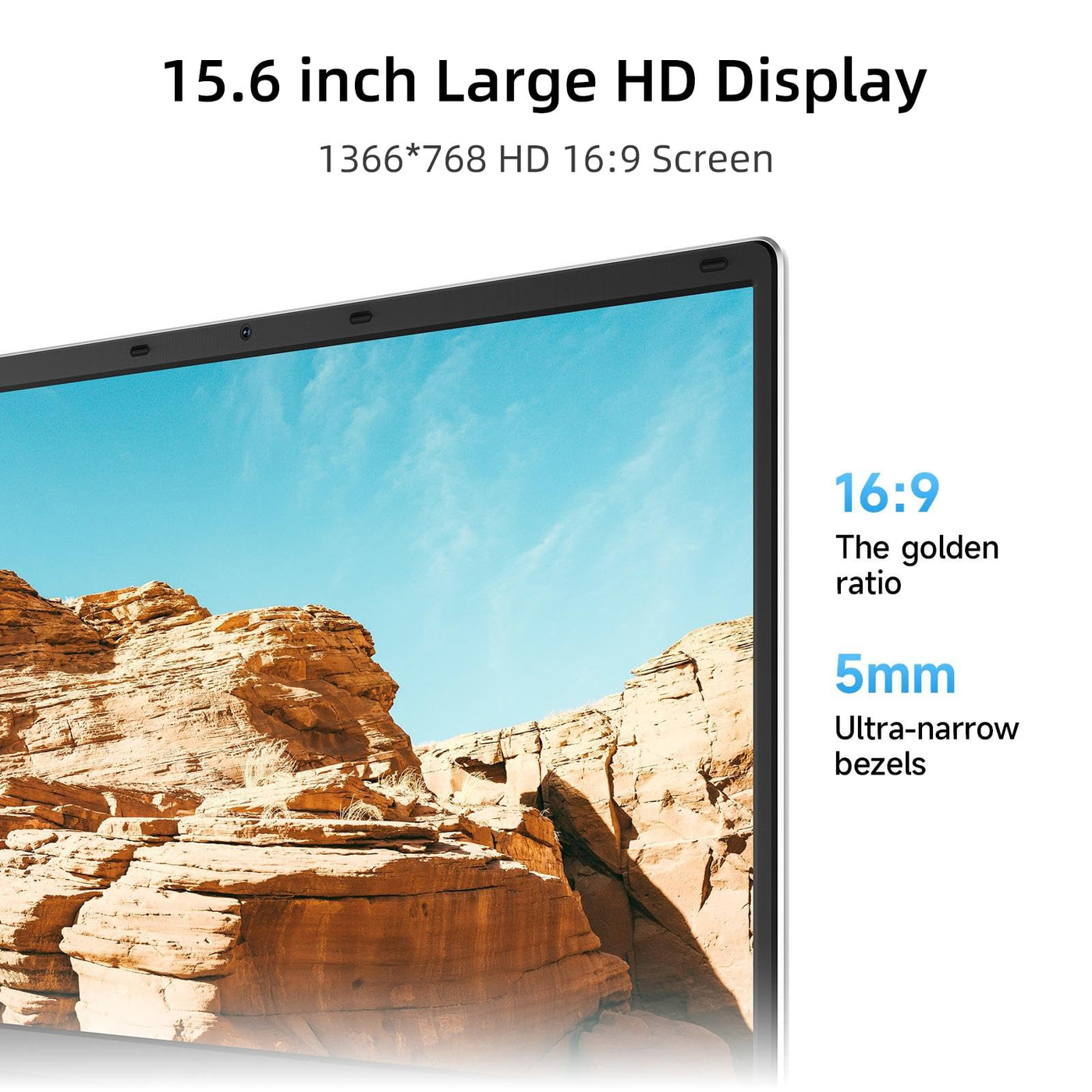 jumper laptop15,6 Zoll HD Display, 4 GB RAM 128 GB SSD, 5205U tragbarer PC-Prozessor, 38 Wh Akku, Zwei Stereo-Lautsprecher, Typ-C, USB3.0, Notebook inklusive 1 Jahr Office 365