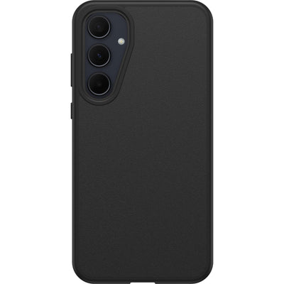 OtterBox Sleek Hülle für Samsung Galaxy A35 5G, stoßfest, sturzsicher, ultraschlank, schützende Hülle, Getestet nach Militärstandard, Schwarz - Keine Einzelhandelsverpackung