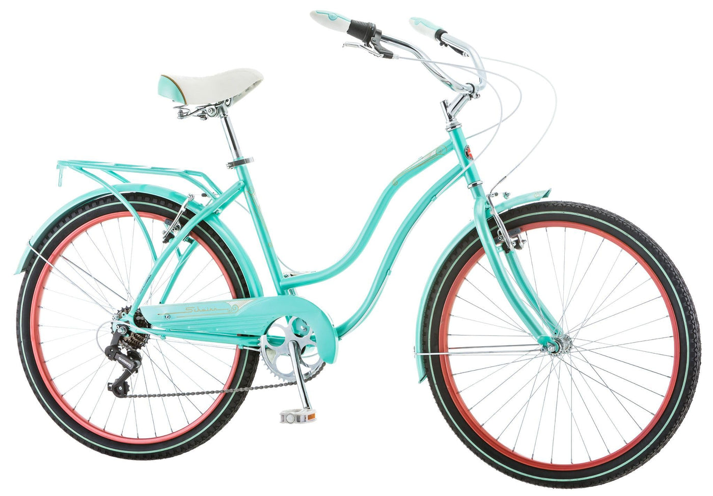 Schwinn Damen Perla Cruiser Bike, blau, 26-Inch Wheels