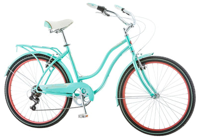 Schwinn Damen Perla Cruiser Bike, blau, 26-Inch Wheels