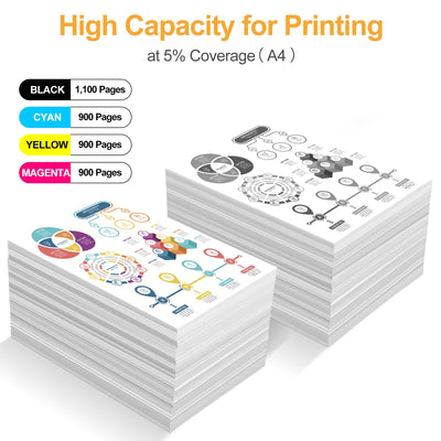 LeciRoba 205A für HP 205A Toner ,für HP CF530A CF531A CF532A CF533A ,für HP Color Laserjet pro MFP M180 M180n M180nw M180fw M181 M181n M181fw HP Color Laserjet pro M154A M154NW Drucker (4-Packung)