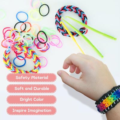 2700+ Loom Bänder Kit Jsdoin 30 Farben Loom Bands-Gummibänder mit Clips, Charms, Perlen und anderem Zubehör für DIY-Kits zur Herstellung von Freundschaftsbändern, Bastelsets, beste Halloween