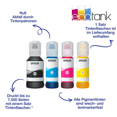 EcoTank ET-5800 DIN-A4-Multifunktions-WLAN-Tintentankdrucker mit Fax