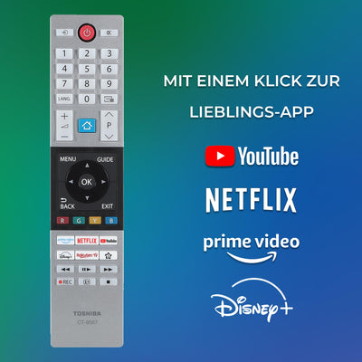 Toshiba 43LV3E63DAZ 43 Zoll Fernseher/VIDAA Smart TV (Full HD, HDR, Triple-Tuner, Bluetooth, Dolby Audio)