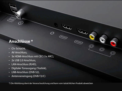 DYON ULTIMAX 43F-TI - 43 Zoll (108 cm) Fernseher (1080p, Full-HD Smart TV, Tizen OS, Triple Tuner (DVB-C/-S2/-T2), Samsung Smart & Gaming Hub, Prime Video, Netflix, Disney+) [2025]