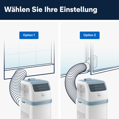 De'Longhi Pinguino Compact ES72 YOUNG, Mobiles Klimagerät, 8.300 BTU/h, für Räume bis zu 60m3, Entfeuchtungsfunktion, 24-Stunden-Timer, Energieeffizienzklasse A, Weiß
