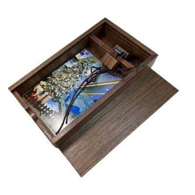 UFARID USB3.0 Flash-Laufwerk Pendrive Memory Stick USB Stick Speicherstick Data Datenspeicher Mit Holz Fotoalbum Fotobox Hochzeitsgeschenke (16GB)