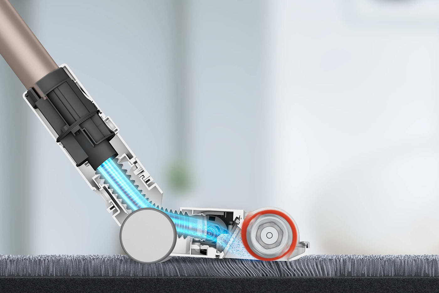 Xiaomi G9 Plus Staubsauger kabellos, 2-in-1 Akkustaubsauger, bis zu 60 min Laufzeit, 600ml Vacuum Cleaner für Tierhaare, Teppich, Polster und Hartboden