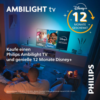 Philips Ambilight 65OLED759 4K OLED Smart TV - 65-Zoll Display mit P5 AI Perfect Picture Ultra HD, Titan OS, Dolby Vision und Dolby Atmos, Funktioniert mit Alexa und Google Sprachassistent