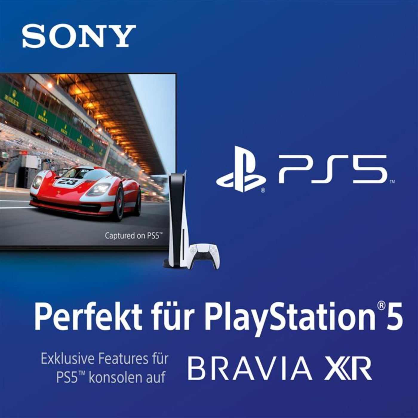 Sony BRAVIA XR, XR-50X90S, 50 Zoll Fernseher, Full Array LED, 4K HDR 120Hz, Google TV, Smart TV, Works with Alexa, mit exklusiven PS5-Features, HDMI 2.1, Gaming-Menü mit ALLM + VRR, 24 + 12M Garantie