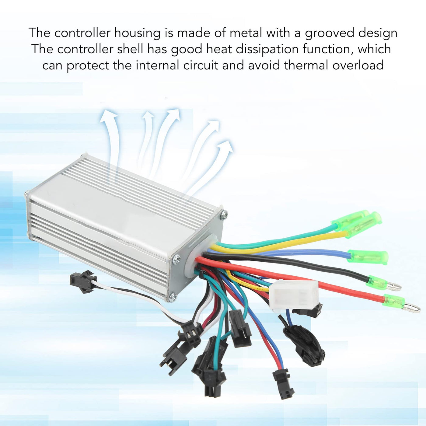 Elektrofahrrad-Controller-Kit, 36V 250W 350W Elektrofahrrad-Brushless-Motor-Controller mit 810LED-Panel Elektrische Fahrräder