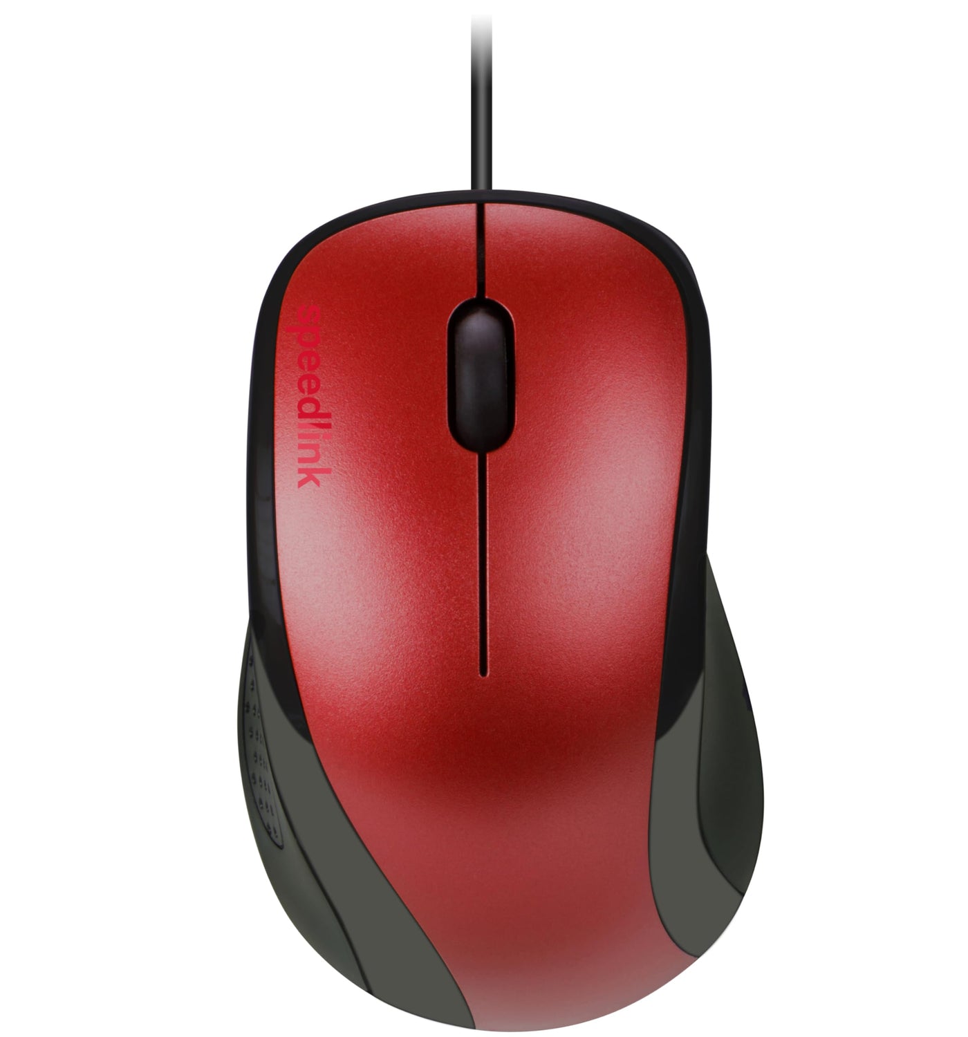 Speedlink KAPPA Mouse wired - leichte USB Maus mit Kabel, PC Maus kabelgebunden für PC, Laptop und Notebook, Büro, Office, 1000dpi, rot