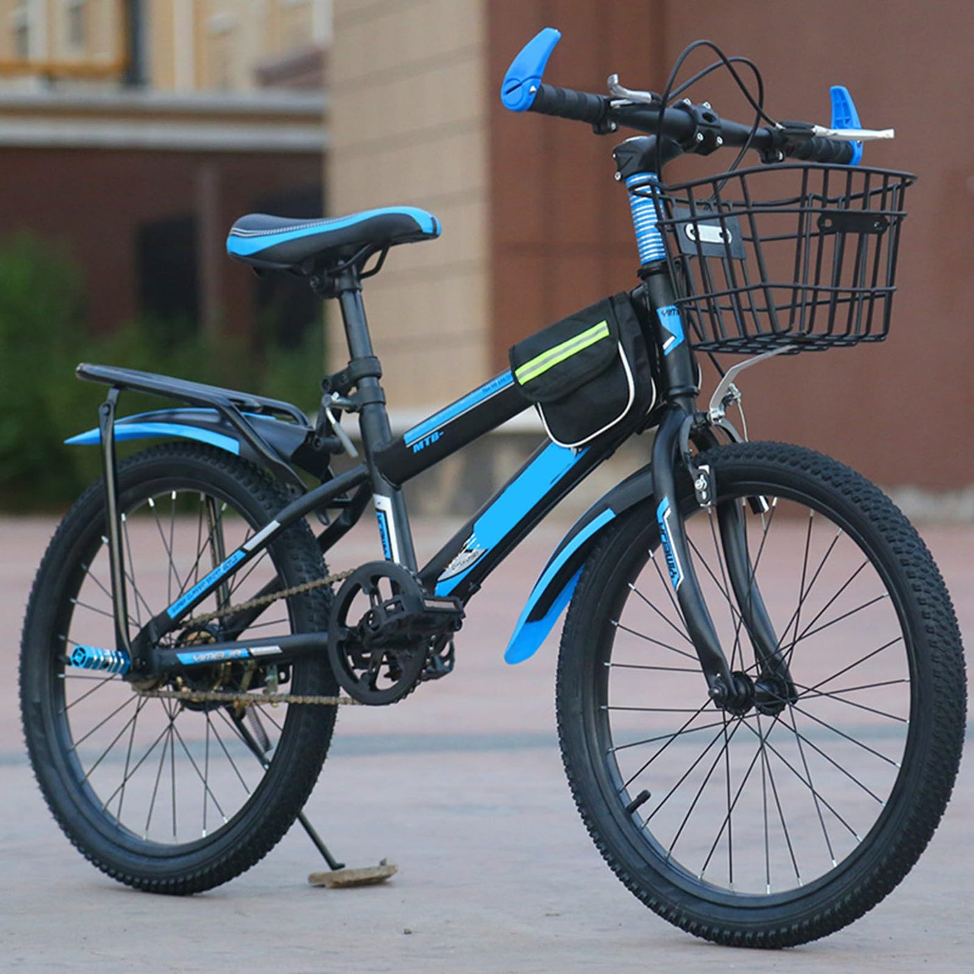 Mountainbike 22 24 Zoll Fahrrad aus Kohlenstoffstahl für Mädchen und Jungen 115-175 cm D,22 inches