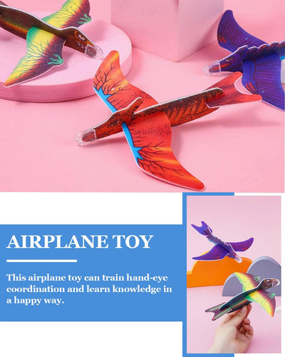 MOPZIJA 4PCS styropor flugzeuge für kinder，Styropor Flugzeuge Kinder Styroporflieger Flieger - flugzeug spielzeug，flugzeug kinder，Wurfgleiter, Flugzeug Segelflugzeug Kinder, Flugzeug Spielzeug