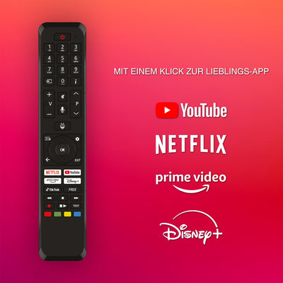 Telefunken Fernseher 55 Zoll Smart TV powered by TiVo (4K UHD, HDR Dolby Vision, Dolby Atmos, Triple-Tuner, 6 Monate HD+ inkl.) XU55TO750S