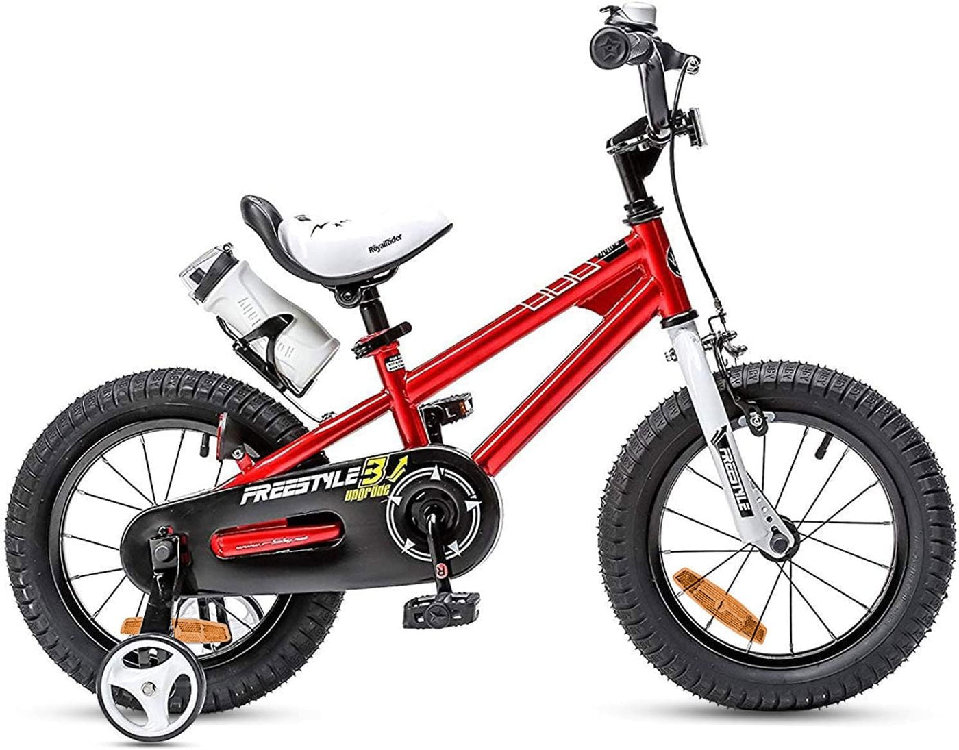 Royal Baby Freestyle Kinderfahrrad Jungen Mädchen mit Handbremse und Rücktritt 16 Zoll Fahrrad rot