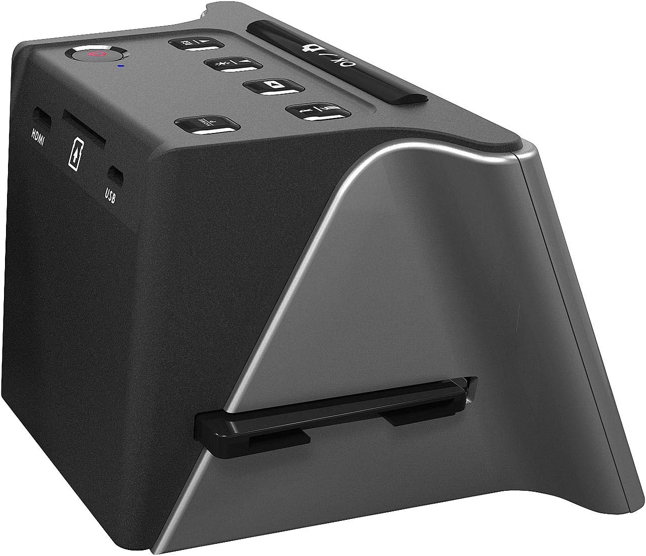 Somikon Diascan: Stand-Alone-Dia- & Negativscanner, 5"/12,5 cm IPS-Display, 22 MP, HDMI (Negative digitalisieren, Diascanner mit Displays, Betrachter)