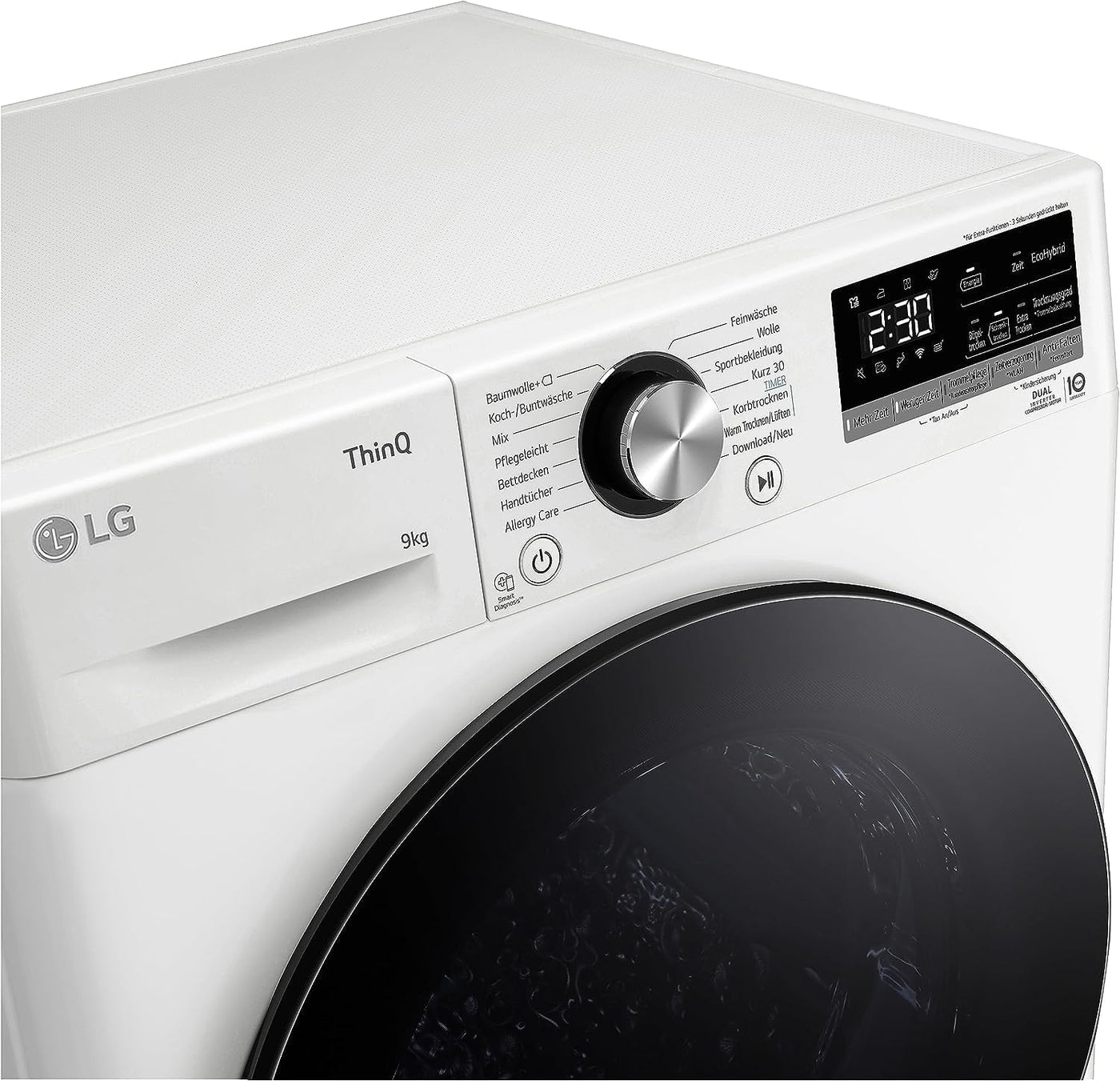 LG Electronics RT90V9W Wärmepumpen-Trockner | 9 kg | Energie A+++ | Weiß