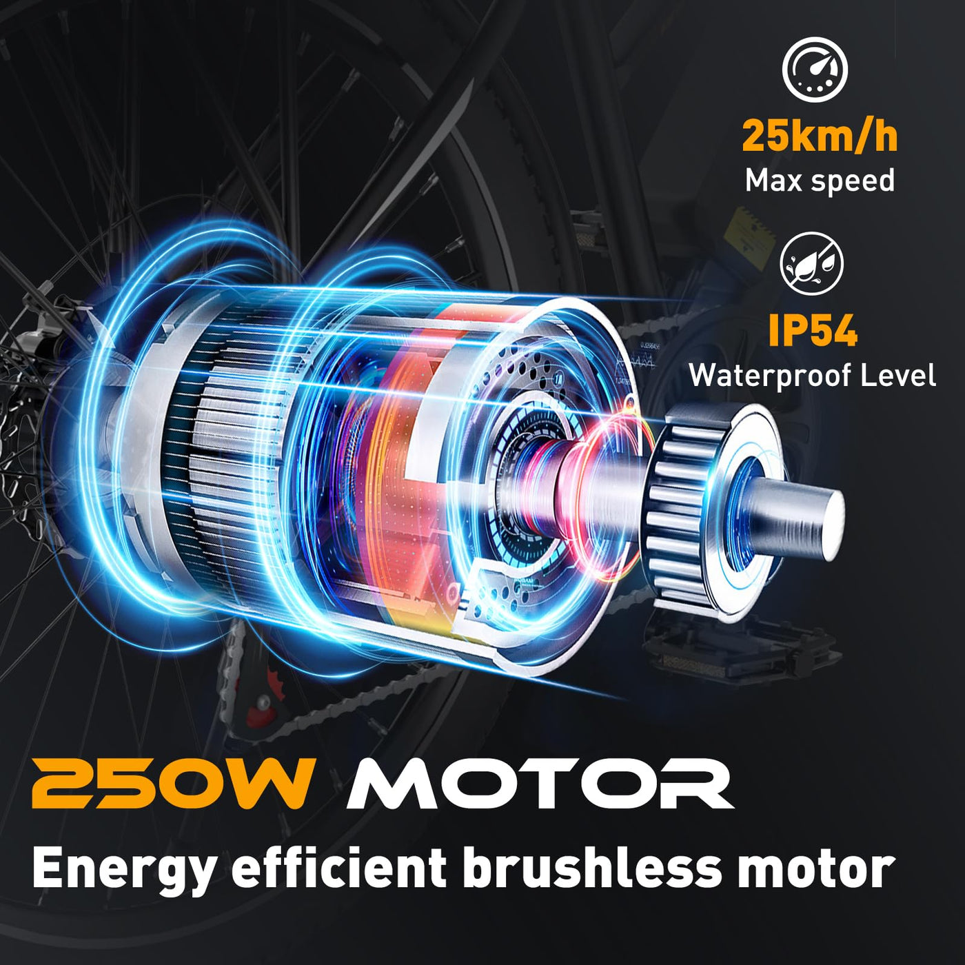 HITWAY E Bike 28 Zoll, Elektrofahrrad Pedelec für Damen und Herren, E-Fahrrad mit 36V 12Ah Wechselakku, 250W Motor, 7 Gang Schaltung, Citybike Electric Bike Ebike Reichweite bis zu 35-90km