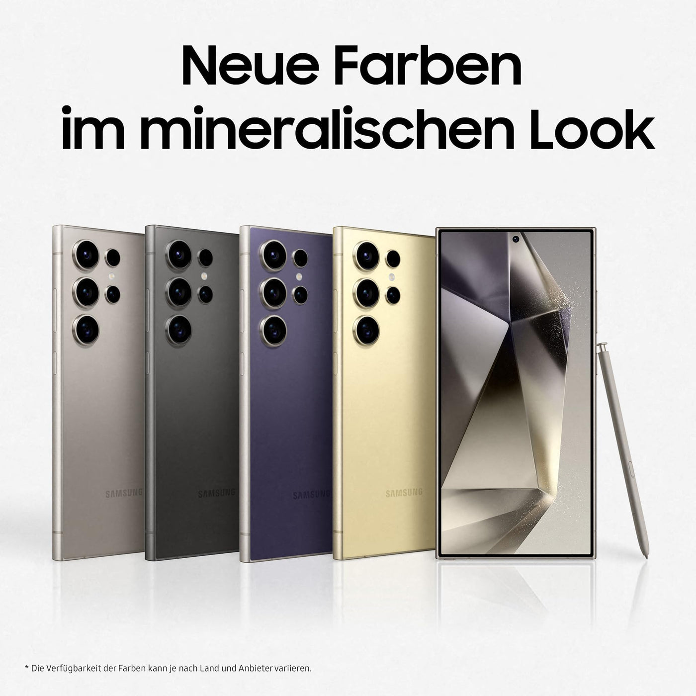 Samsung Galaxy S24 Ultra AI Smartphone, Android-Handy ohne Vertrag, 12GB RAM/256GB Speicher, 200-MP-Kamera, S Pen, Lange Akkulaufzeit, Titanium Violet, 3 Jahre Herstellergarantie