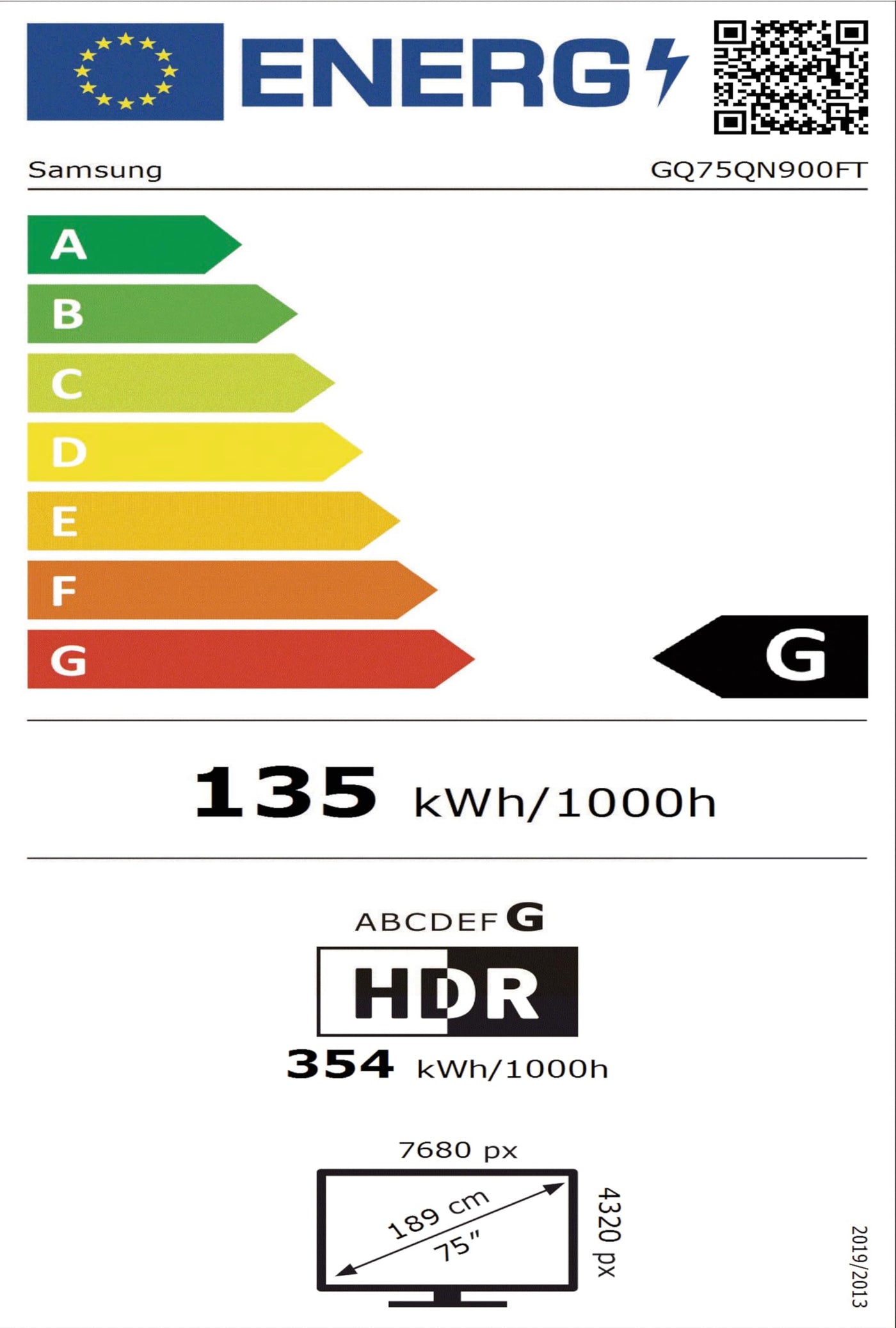 SAMSUNG Neo QLED 8K QN900F 75 Zoll (189 cm) Mini LED, UHD Fernseher, 8K AI Upscaling, Glare Free, Metal Frame Design, Knox Security, Dolby Atmos, Art Store Galerie, Samsung Vision AI Smart TV (2025)