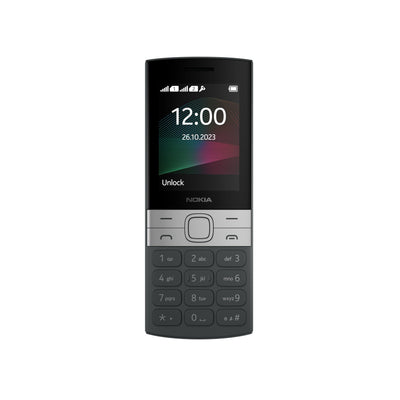 Nokia 150 Feature Phone mit UKW-Radio, Kamera mit Blitz, leistungsstarkem Akku, 20 Stunden Gesprächszeit und 30 Tagen Bereitschaftsmodus - Black