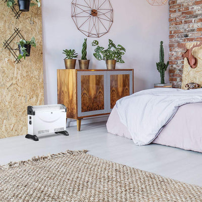 TROTEC Konvektor Heizung TCH 19 E – Heizleistung 750 W / 1250 W / 2000 W – Elektro Heizkörper