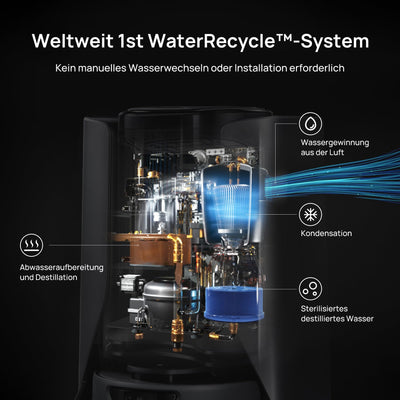 3i S10 Ultra Saugroboter mit Wischfunktion & Absaugstation, WaterRecycle-System, 13000 Pa Saugkraft, Selbstreinigender Ausziehbarer Rollerwisch, Auto Wischen & Trocknen, Selbstentleerung & Nachfüllung