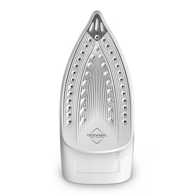 Tefal Virtuo 30 Dampfbügeleisen, 2000 W, 27 g/Min. Dampfabgabe, 120 g/Min. Dampfstoß, 30 Sek. Aufheizzeit, Vertikaldampf, Tropfstopp, Präzisionsbügelspitze, Eukalyptus, FV2C42E0
