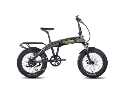 SachsenRAD E-Folding Bike Klapprad F6 Safari 20 Zoll Fatbike StVZO | 85N.M Bafang Geländemotor | Interne Kabelführung | Hochwertige Eloxierung | Ebike Elektrofahrräder Klappbar Pedelec e-Fatbike