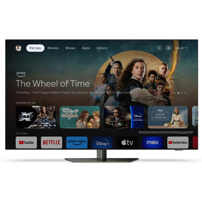 Philips Ambilight 65OLED809 4K OLED Smart TV - 65-Zoll Display mit P5 AI Perfect Picture, Ultra HD Google TV, Dolby Vision und Dolby Atmos Sound - Funktioniert mit Alexa und Google Sprachassistent