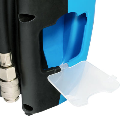 Güde Kompressor Airpower 180/08 (ölfrei & wartungsarm, Riemenantrieb, 8 bar, 1100 W, eff. Liefermenge 140 l/min, 2,5 m Druckluftschlauch mit Schnellkupplung, inkl. Zubehör)