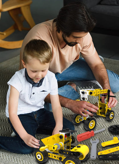 AIVIAI Konstruktionsspielzeug Spielzeug für Kinder ab 5 6 7 8 9 + Jahren, 100 Stück DIY STEM Bausteine Lernspielzeug Set, kreatives pädagogisches Bauspielzeug für Jungen & Mädchen Geschenk