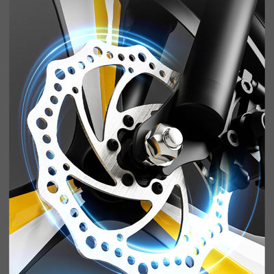 Mountainbike 24 Zoll 7 Gang Doppelscheibenbremse Carbonstahlrahmen Geeignet für Jungen und Mädchen Mit Einer Körpergröße Von 130 bis 175 cm A,22 inches