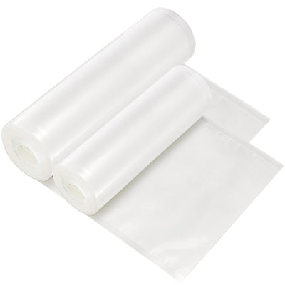 Bonsenkitchen Vakuumrollen 3 Rollen 28x600cm + 3 Rollen 20x600cm Vakuumierfolie - Profi Vakuumbeutel für Vakuumierer Lebensmittel Vakuumiergerät, Kochfest und Sous Vide Gefrierbeutel, BPA-frei, VB3211