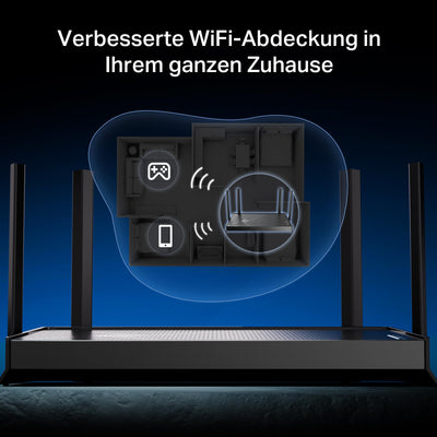 TP-Link WiFi 7 Router Archer BE3600 | Dual-Band WLAN 3570 Mbps | 2 x 𝟐,𝟓𝐆-𝐏𝐨𝐫𝐭𝐬 | USB 3.0 | EasyMesh | VPN-Clients und -Server | HomeShield
