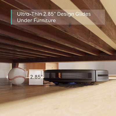 Saugroboter eufy RoboVac 11S (Slim) mit BoostIQ, Superschlank, Starke 1300Pa Saugkraft, Selbstaufladender Roboterstaubsauger, ideal für Haustierbesitzer(Generalüberholt)