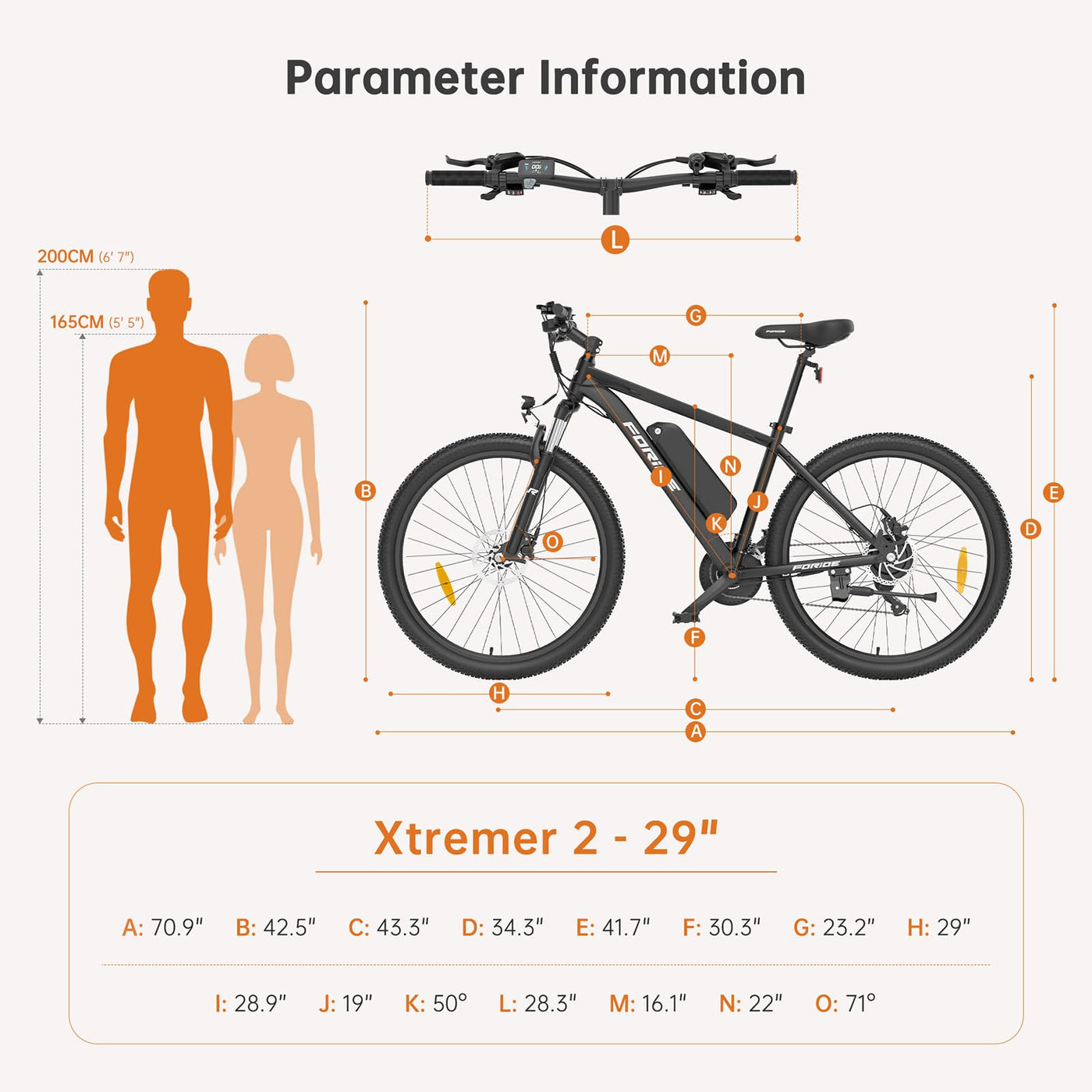 Foride Xtremer 2 27.5''/29'' E-Bike für Erwachsene, 24 Gang Elektrofahrrad mit 561.6Wh Akku, Hydraulische Scheibenbremse,120km Reichweite E Bike Herren Damen für Fahrten im Freien (Zoll, 27.5)