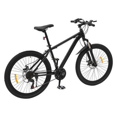 Tyvotrend 26 Zoll Fahrrad, Mountainbike mit 21-Gang Schaltung, Verstellbaren Sattel 80-95 cm, Schutzblechen, für Erwachsenes Jungen Mädchen Damen und Herren, bis zu 100 kg