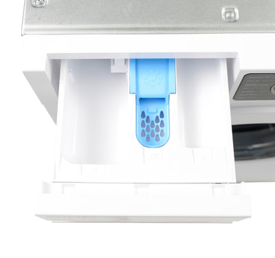 Sharp ES-NIB814BWB-DE Einbau-Waschmaschine Frontlader, B (A bis G), 8 kg, 1400 U/min, 15 Programme inkl. 15 min Kurzprogramm, AquaStop, Weiß