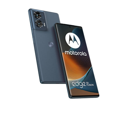 Motorola Moto Edge50 Fusion Smartphone(6,7''-FHD+-pOLED-Display,50-MP-Kamera, 8/256 GB, 5000 mAh, inkl. 68W-Ladegerät, Android 14) Hot Pink,inkl. Schutzcover+Handyhalterung [Exklusiv bei Amazon]