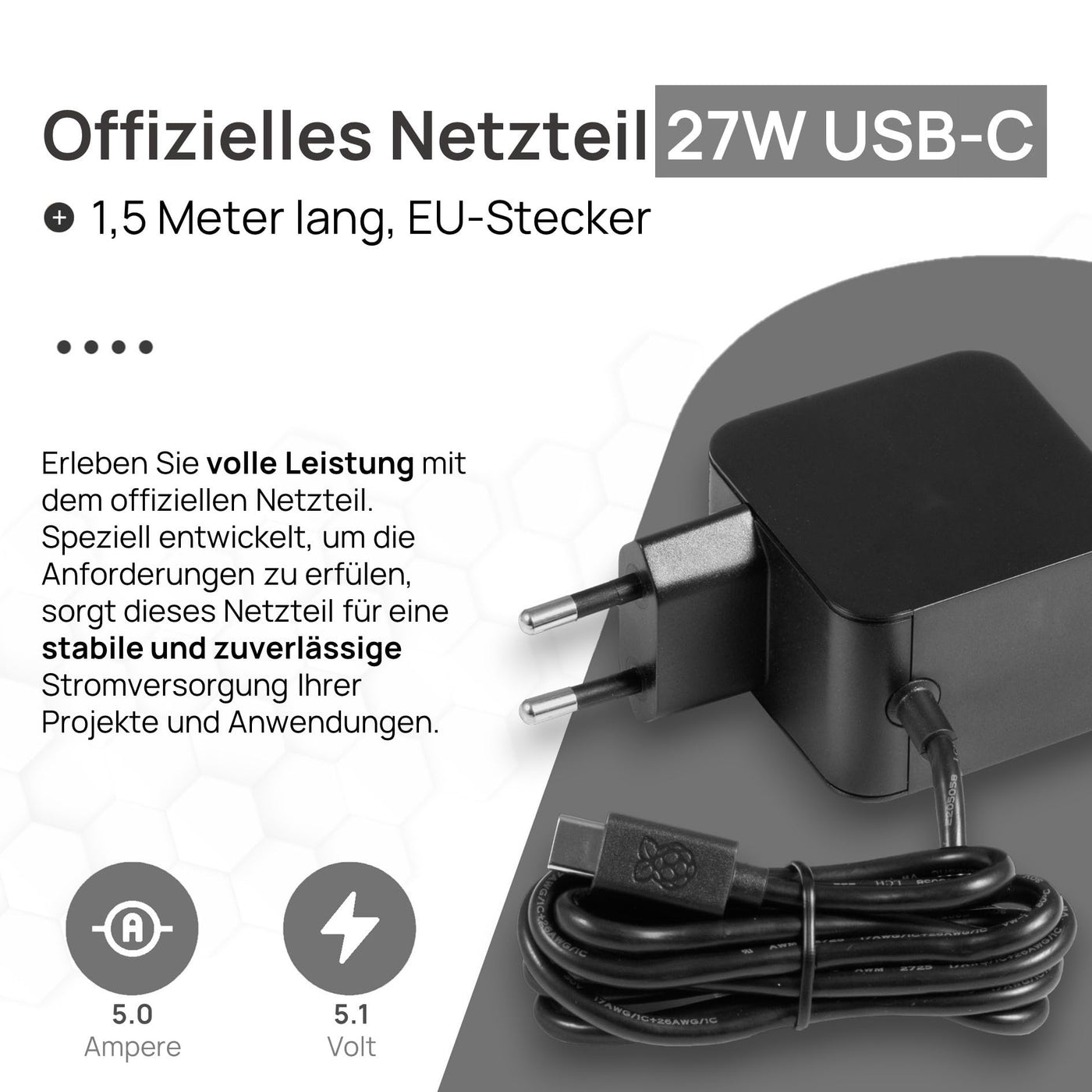 Raspberry Pi 5 8GB PCIe M.2 NVMe - Set | Metallgehäuse | Active Cooler | M.2 NVMe SSD PCIe Board | Offizielles USB-C 27W Netzteil | 64GB SD Karte | 4K Micro HDMI