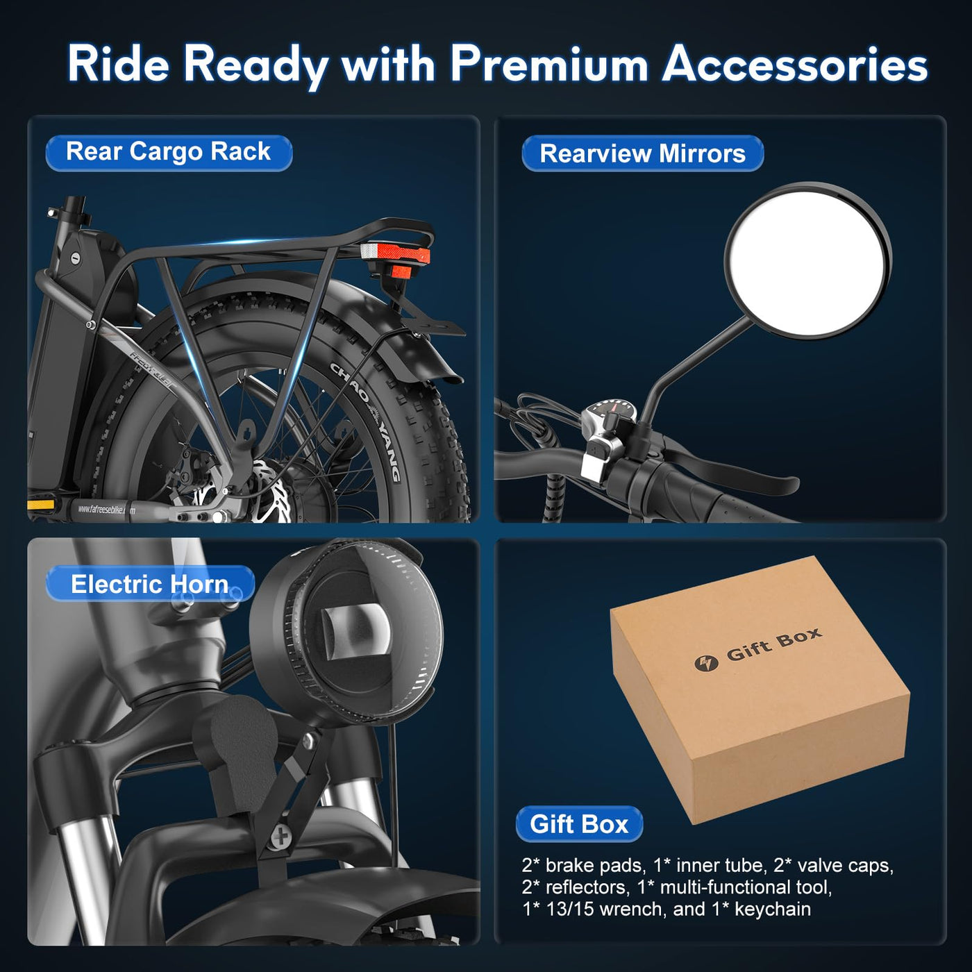 Fafrees FF20 Polar E Bike Damen Klappbar mit 10,4Ah/499,2Wh*2 Akkus bis 160KM, [ Offiziell ] Fatbike E-Bike Herren Elektrofahrrad 20", Klapprad, 65 N.m Ebike Mountainbike Elektro 150KG