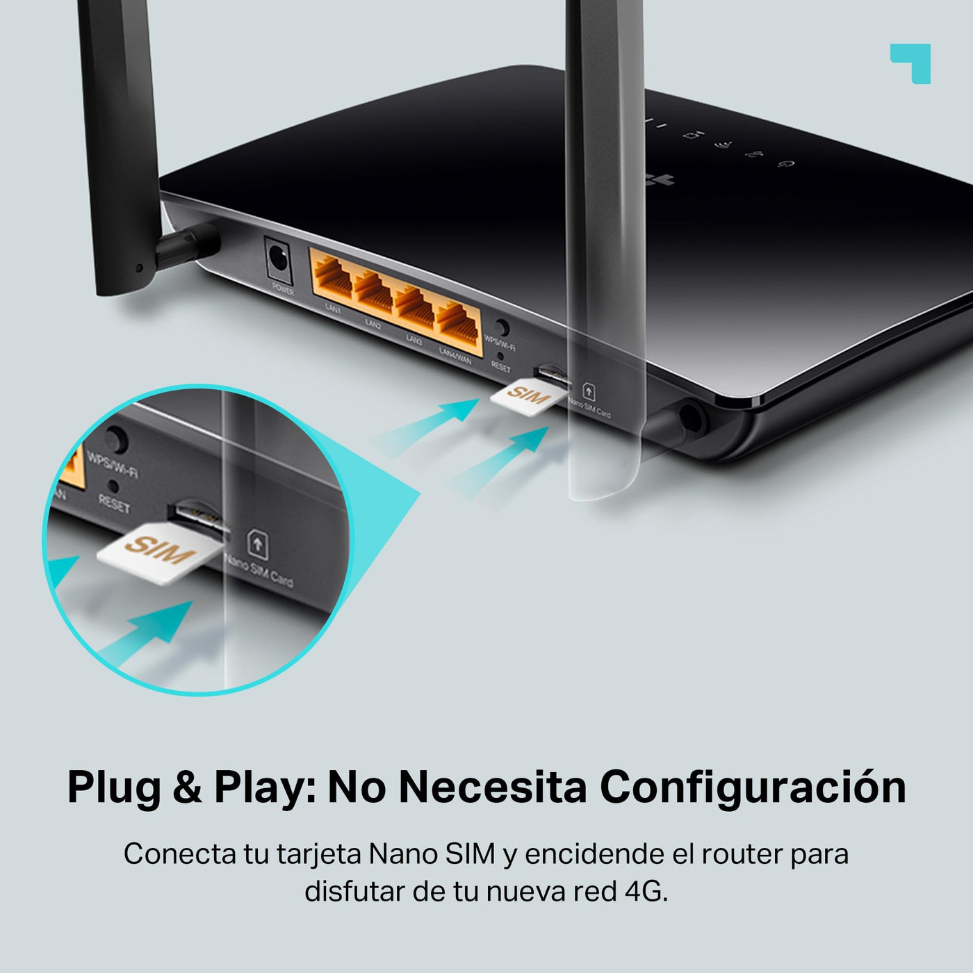 TP-Link Archer MR202 LTE Router, 4G Router SIM Karte, WLAN Dual-Band AC750, 4G Cat4 bis zu 150 Mbit/s, 4 Ports, Plug and Play, MU-MIMO, TP-Link One Mesh