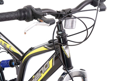 F.lli Schiano Bull Mountainbike 26 Zoll, in Schwarz-Gelb