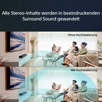 Sony HT-S2000 klein Und kompakt 3.1ch Dolby Atmos Soundbar für TV mit Bluetooth