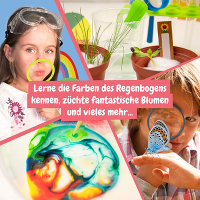 Science4you Mein Erster Experimentierkasten mit Peppa Wutz - Wissenschaftskit Peppa Wutz Spielzeug, 26 Experimenten: Seifenblasen, Fingerfarben herstellen, Lernspielzeug für Kinder ab 4 5 6 7+ Jahren