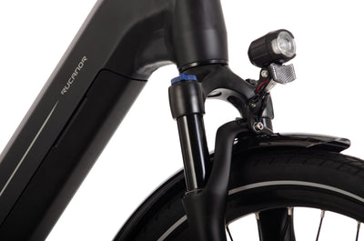 Rucanor Denver E-Bike 28″ (48 cm) – Riemenantrieb, Hydraulische Scheibenbremsen, 550 Wh Akku, matt schwarz – Damen
