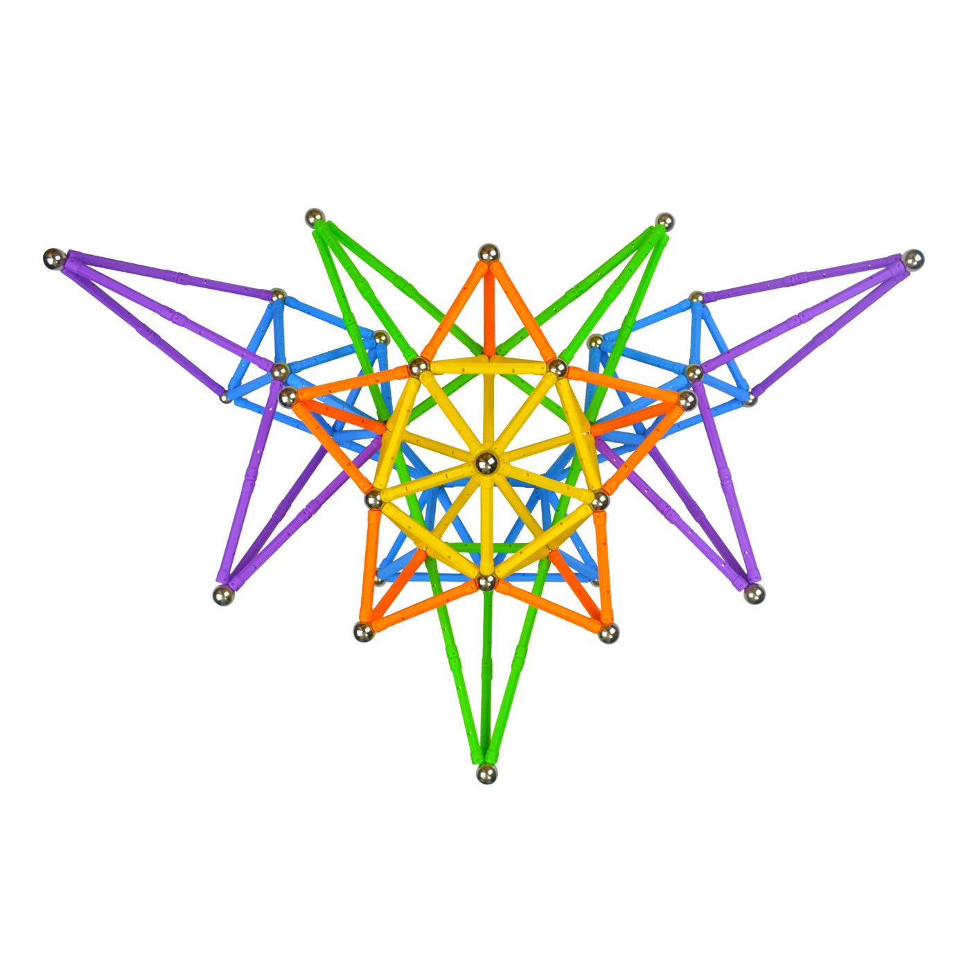 Funifinds 220 Stück Magnetische Stöcke Blöcke, Magnet Bildungsspielzeug Sticks Magnetische Bausteine Stapeln Spielzeug STEM Set, Nicht giftiges Gebäude Spielzeug 3D Puzzle mit Aufbewahrungstasche